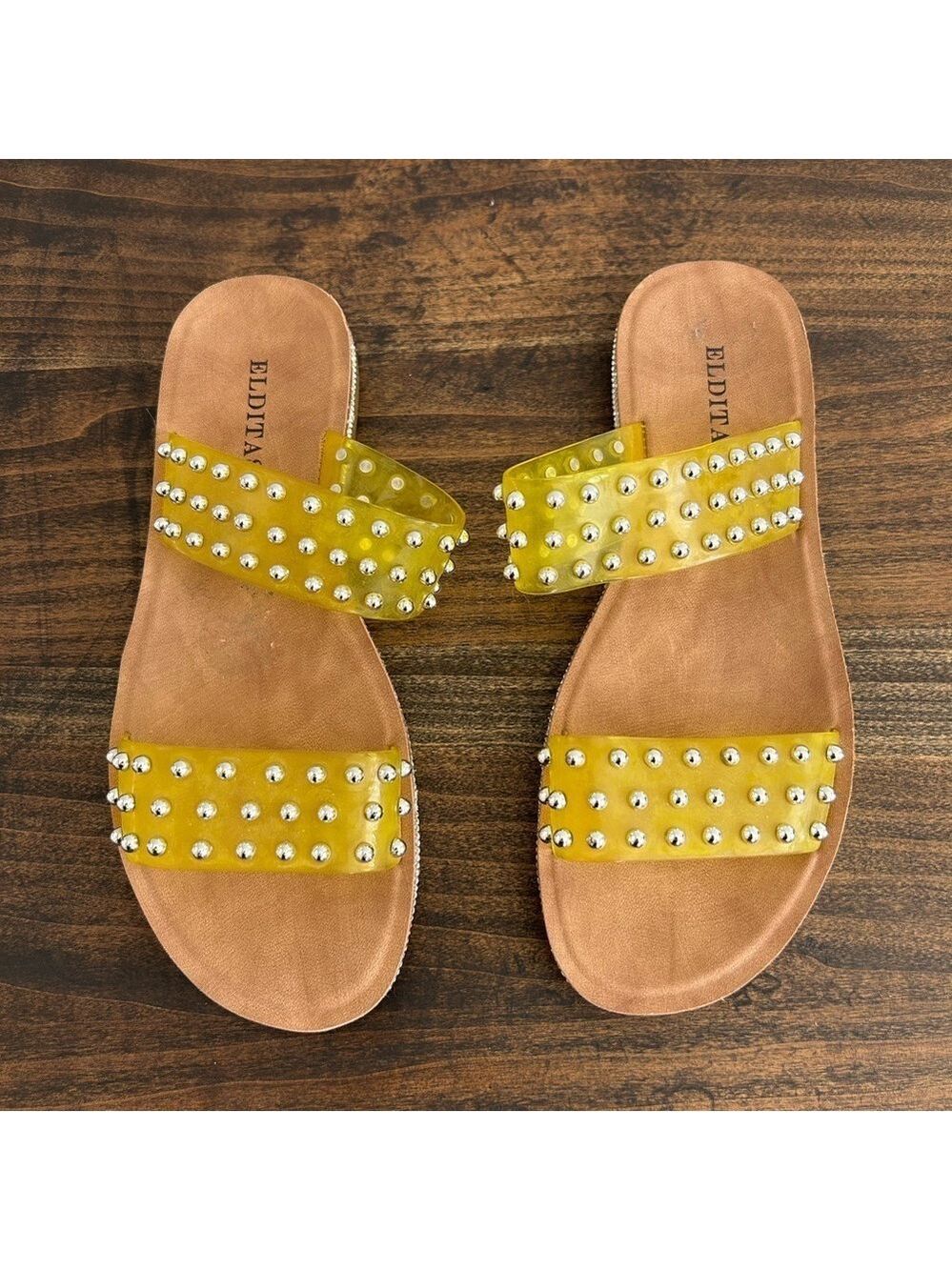 Elditas Perry Slip-on Sandals, Size 7.5